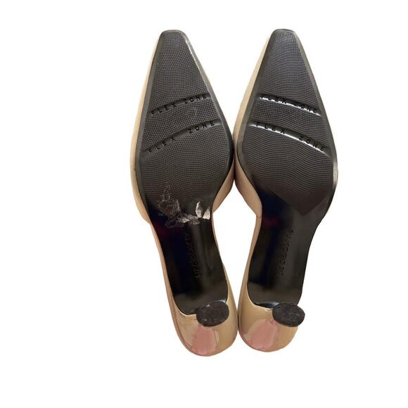 Y2K VTG. LIZ CLAIBORNE CREAM POINTED TOE MULES SLIDES SZ. 7.5-8‎ - Picture 8 of 8